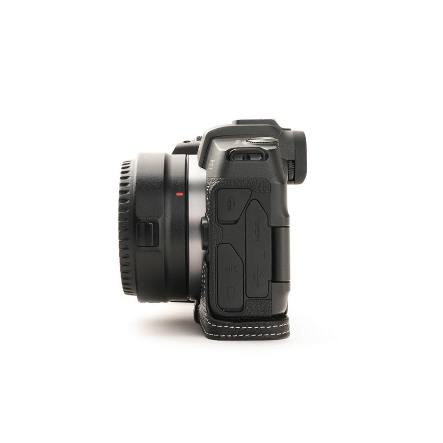 TP Original Canon EOS RP 用 ボディーハーフケース ブラック ［国内