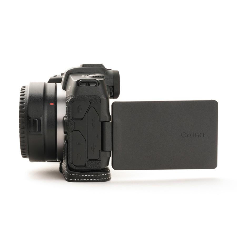 TP Original Canon EOS RP 用 ボディーハーフケース ブラック ［国内
