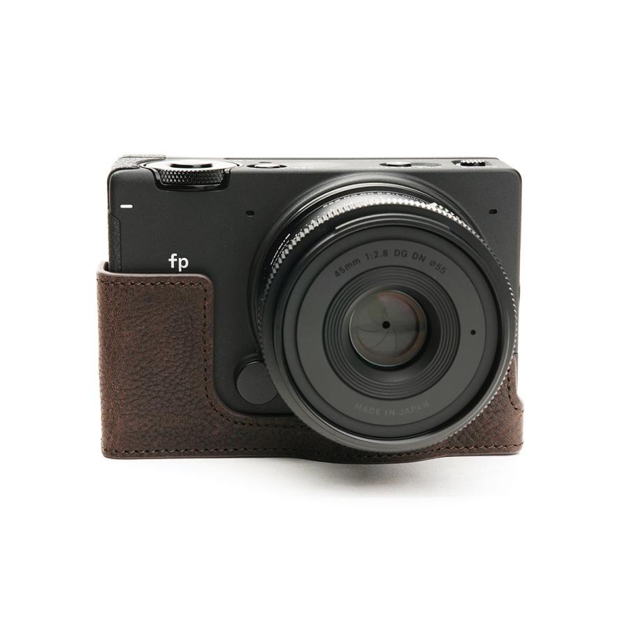 SIGMA カメラレンズ（ケース付き） TP Original SIGMA fp 用 ボディーハーフケース ダークブラウン ［国内