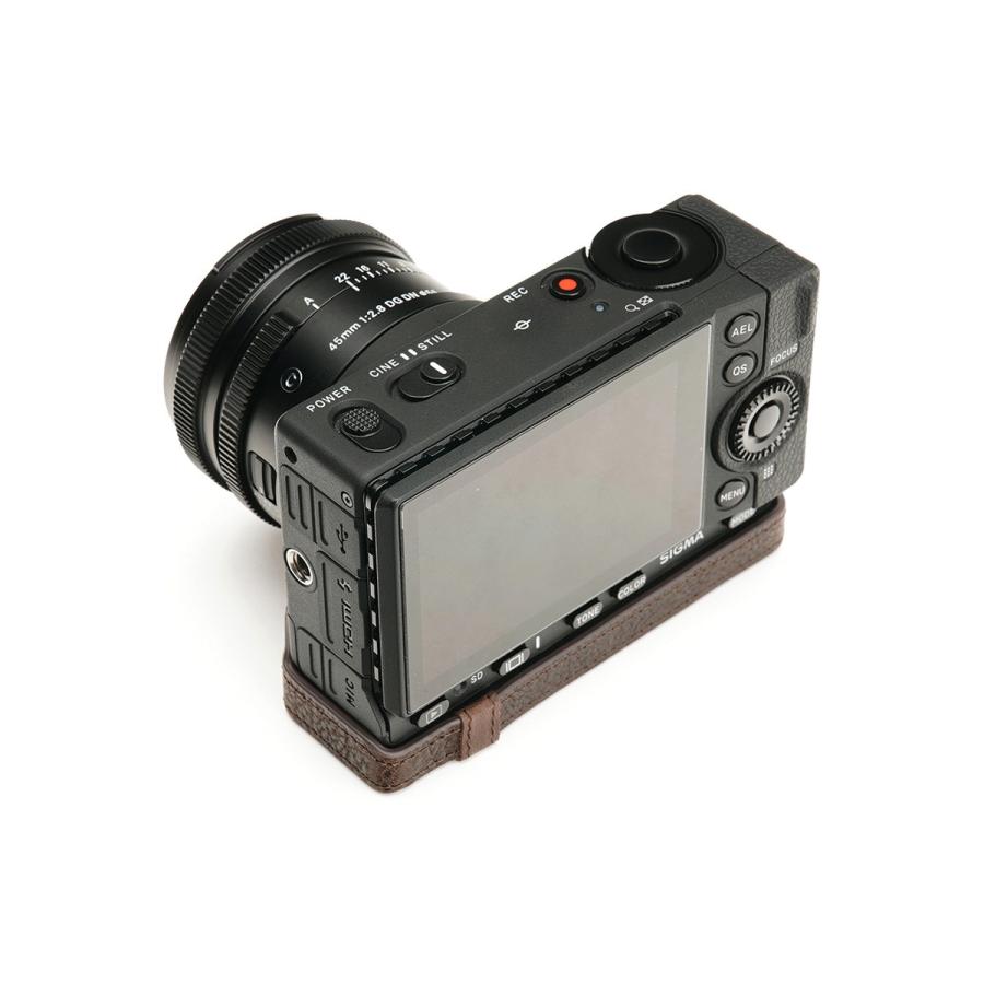 TP Original SIGMA fp 用 ボディーハーフケース ダークブラウン ［国内