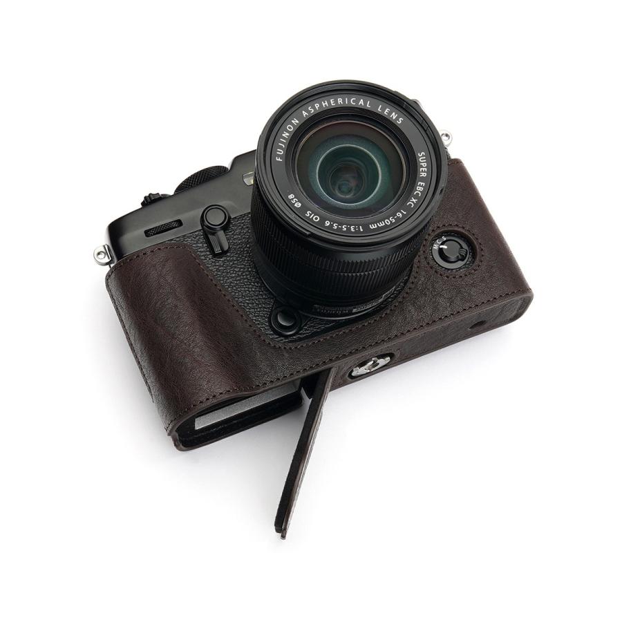 TP Original FUJIFIFILM X-Pro3 用 ボディーハーフケース ダーク