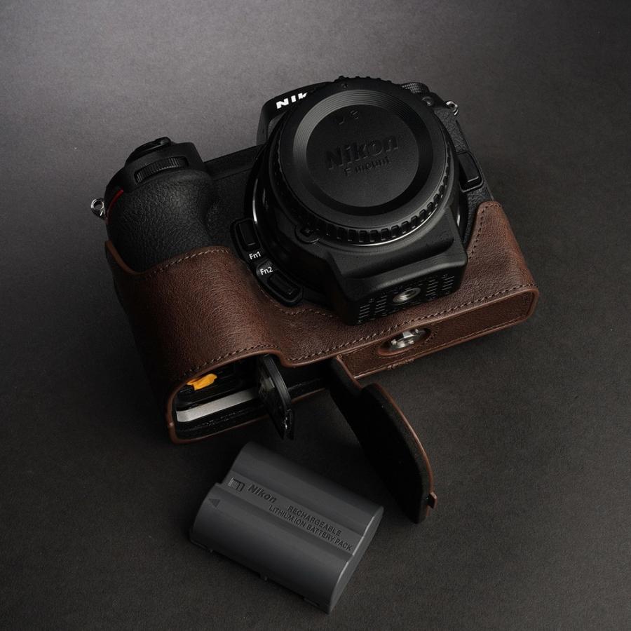 Original Nikon Z7/Z6 用 ボディーハーフケース 【インナー】 ダークブラウン ［国内正規品］