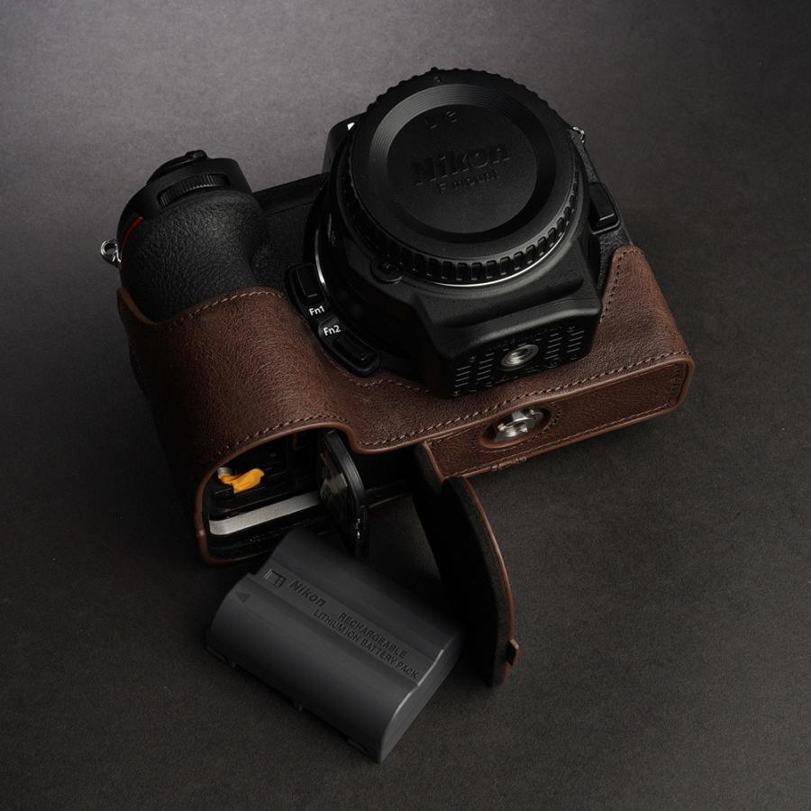 Original Nikon Z7/Z6 用 ボディーハーフケース 【インナー】 ダークブラウン ［国内正規品］