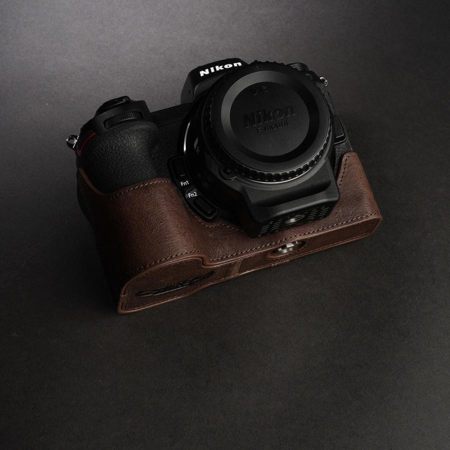 Original Nikon Z7/Z6 用 ボディーハーフケース 【インナー】 ダークブラウン ［国内正規品］