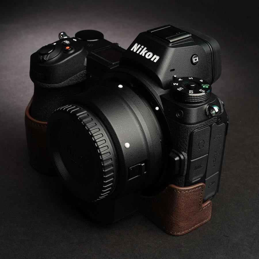 Original Nikon Z7/Z6 用 ボディーハーフケース 【インナー】 ダークブラウン ［国内正規品］
