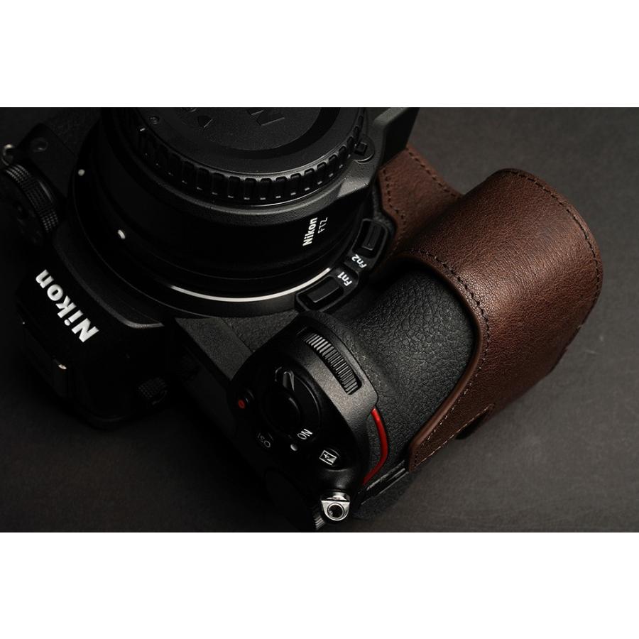 Original Nikon Z7/Z6 用 ボディーハーフケース 【インナー】 ダークブラウン ［国内正規品］