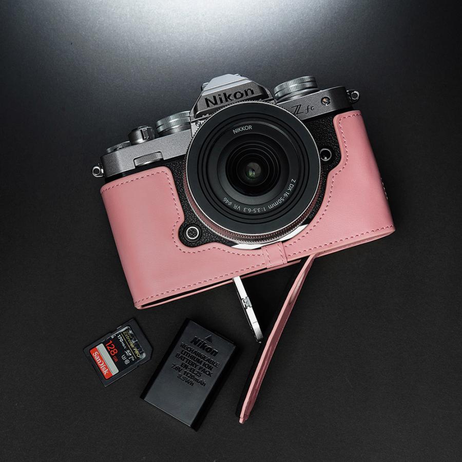 TP Original Nikon Z fc 用 ボディーハーフケース ピンク ［国内正規品