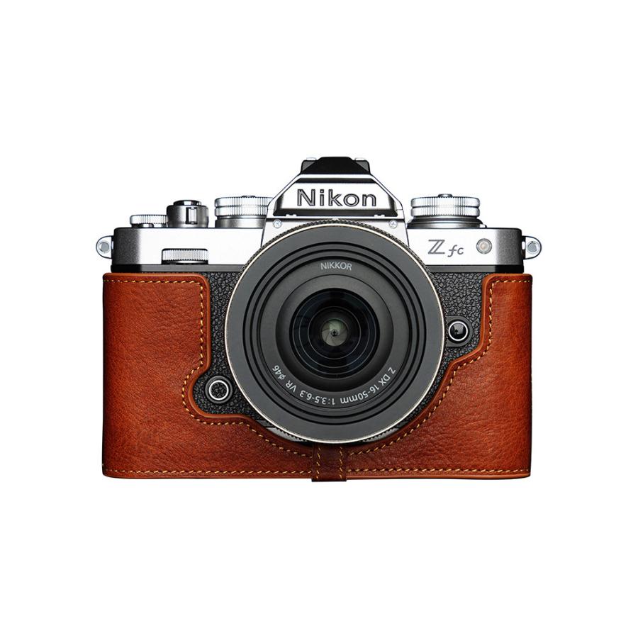 TP Original Nikon Z fc 用 ボディーハーフケース ブラウン ［国内正規
