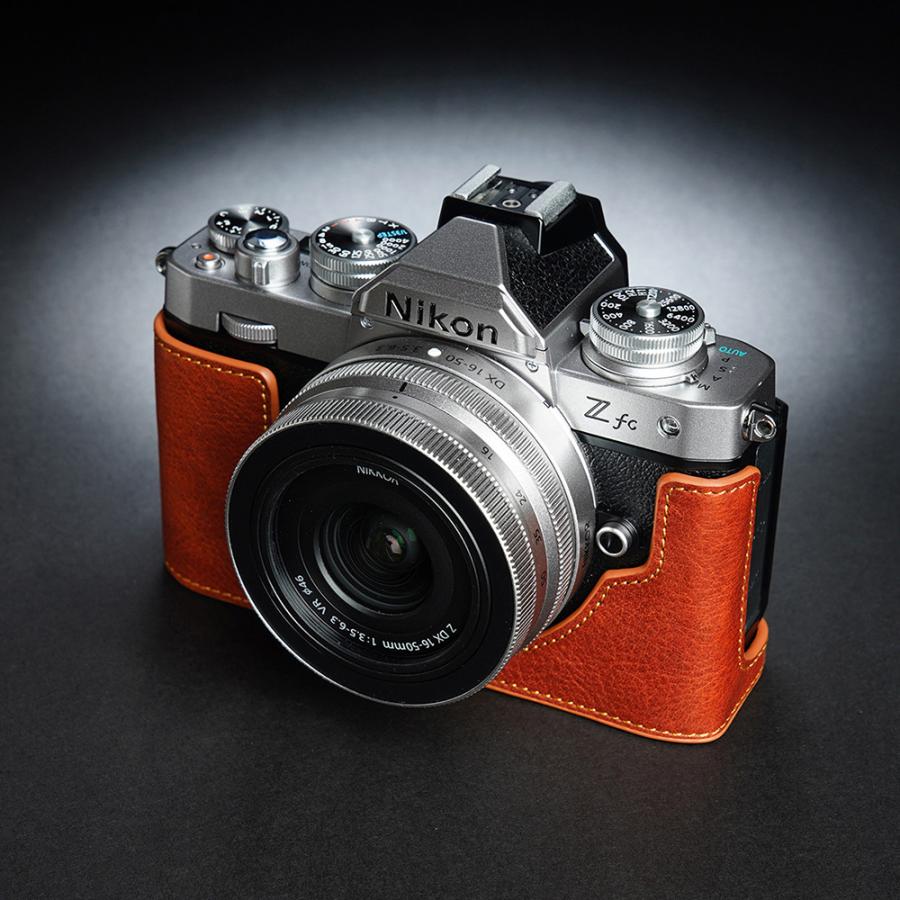 TP Original Nikon Z fc 用 ボディーハーフケース ブラウン ［国内正規 