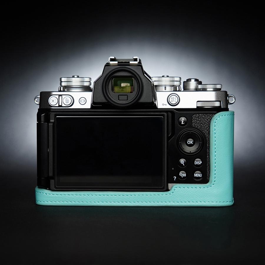 TP Original Nikon Z fc 用 ボディーハーフケース ピンクブルー ［国内 