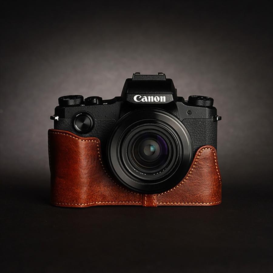TP Original Canon PowerShot G1 X Mark III 用 ボディーハーフケース 