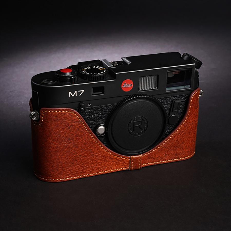 TP Original Leica M7 用 ボディーハーフケース ブラウン ［国内正規品］｜laughs｜02
