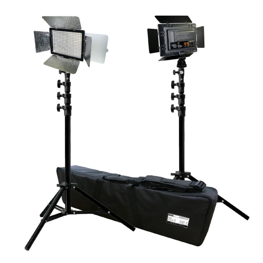 美品LPL LEDライト VL-7200CX スタンド付