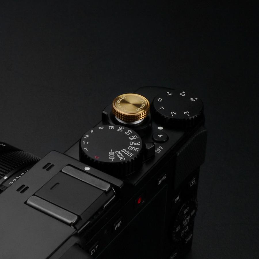 GARIZ/ゲリズ レリーズボタン（貼り付けタイプ） XA-SB6 ゴールドの画像