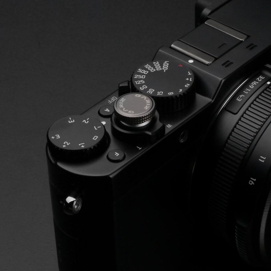 GARIZ/ゲリズ レリーズボタン（貼り付けタイプ）　XA-SB7 ガンメタ | GARIZ