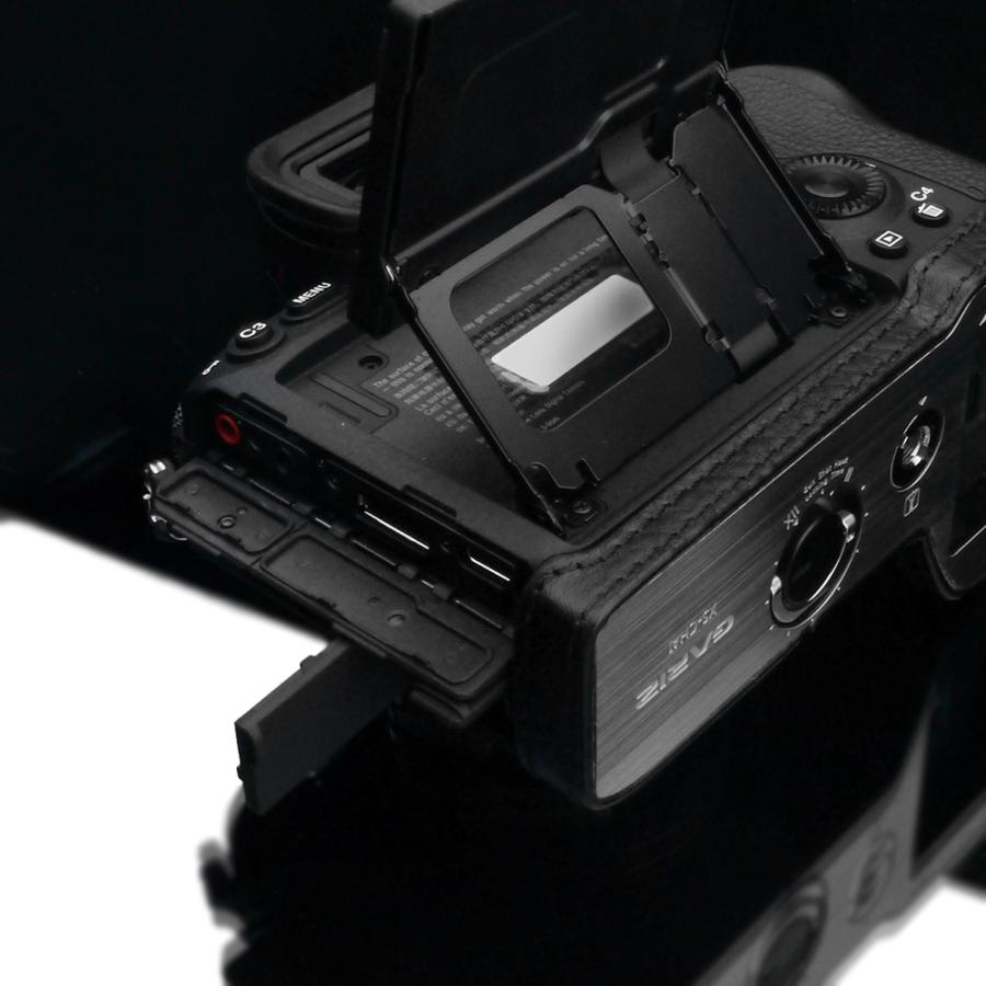GARIZ SONY α1 用 本革カメラケース XS-CHA1BK ブラック : xs-cha1bk 
