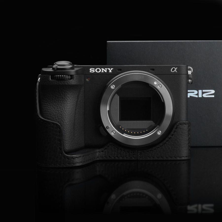 GARIZ GARIZ SONY α6700 用 本革カメラケース XS-CHA6700BK ブラック