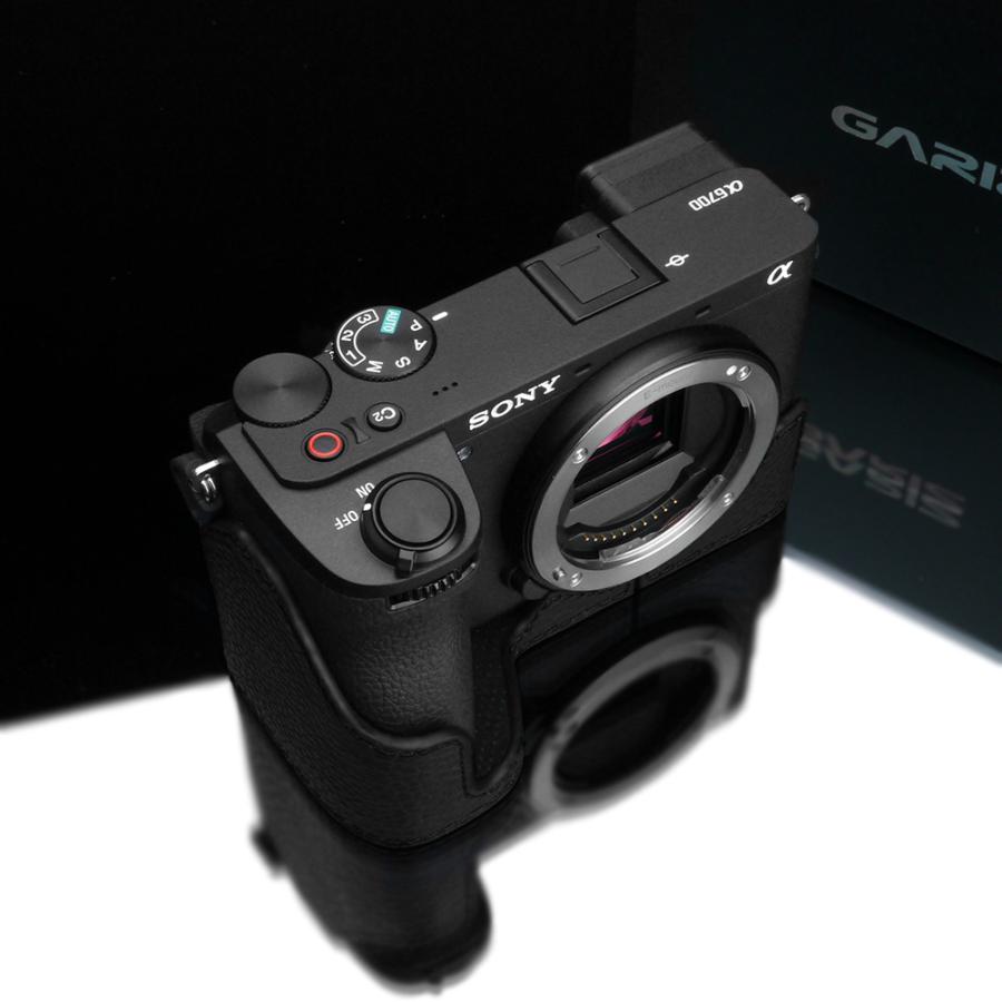 GARIZ GARIZ SONY α6700 用 本革カメラケース XS-CHA6700BK ブラック