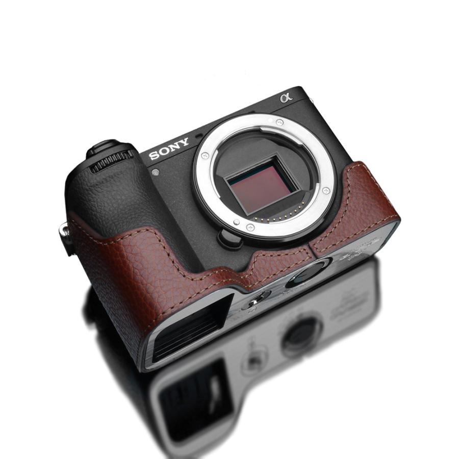 GARIZ GARIZ SONY α6700 用 本革カメラケース XS-CHA6700BR ブラウン