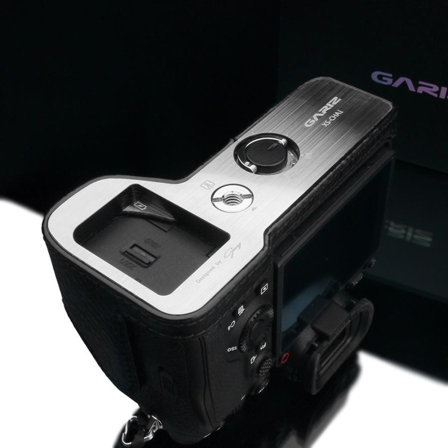 GARIZ SONY α7 IV 用 本革カメラケース XS-CHA7M4BK ブラック｜laughs｜12