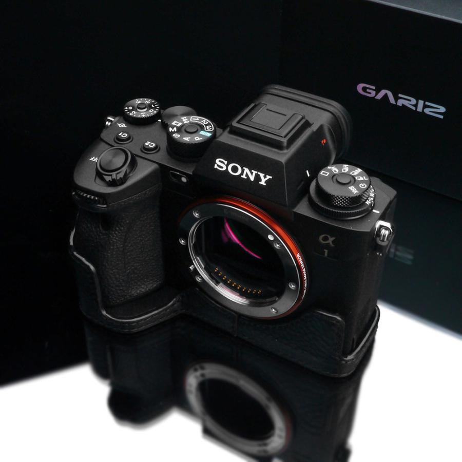 GARIZ SONY α7 IV 用 本革カメラケース XS-CHA7M4BK ブラック｜laughs｜05