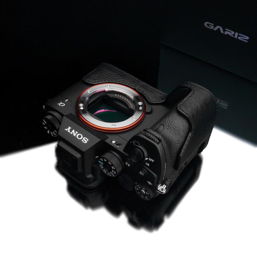 GARIZ SONY α7 IV 用 本革カメラケース XS-CHA7M4BK ブラック｜laughs｜10