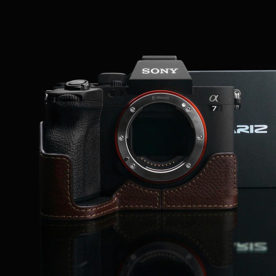 GARIZ SONY α7 IV 用 本革カメラケース XS-CHA7M4BR ブラウン GARIZ SONY α7 IV 用 本革カメラケース XS-CHA7M4BR ブラウン