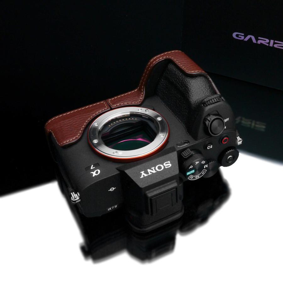 SONY α7R4本体 + GARIZのボディケース ヨドバシ.com - ゲリズ GARIZ ソニー α7 IV用 本革カメラハーフ