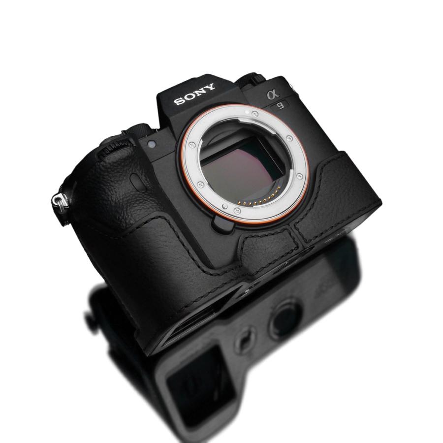 GARIZ/ゲリズ SONY α9 II 用 本革カメラケース XS-CHA9IIBK ブラック