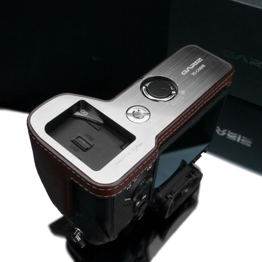 GARIZ/ゲリズ SONY α9 II 用 本革カメラケース XS-CHA9IIBR ブラウン_11