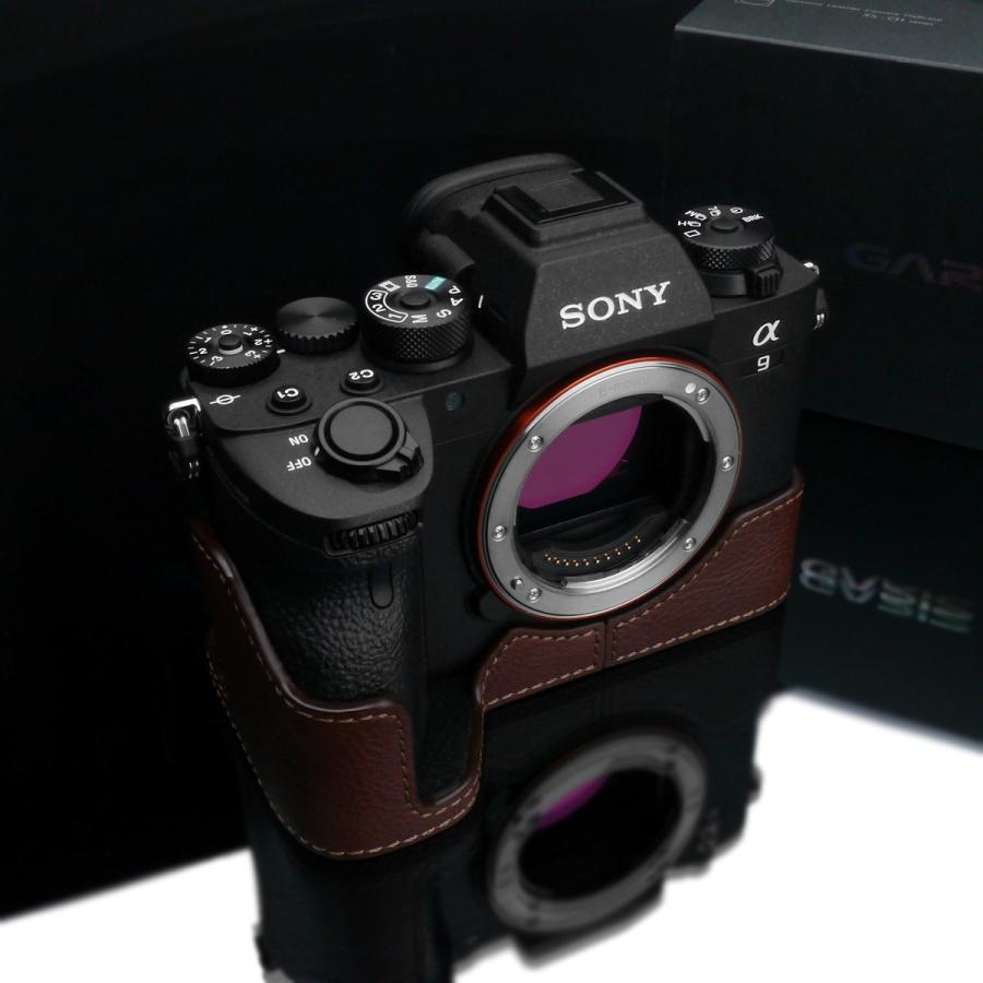 GARIZ/ゲリズ SONY α9 II 用 本革カメラケース XS-CHA9IIBR ブラウン_3