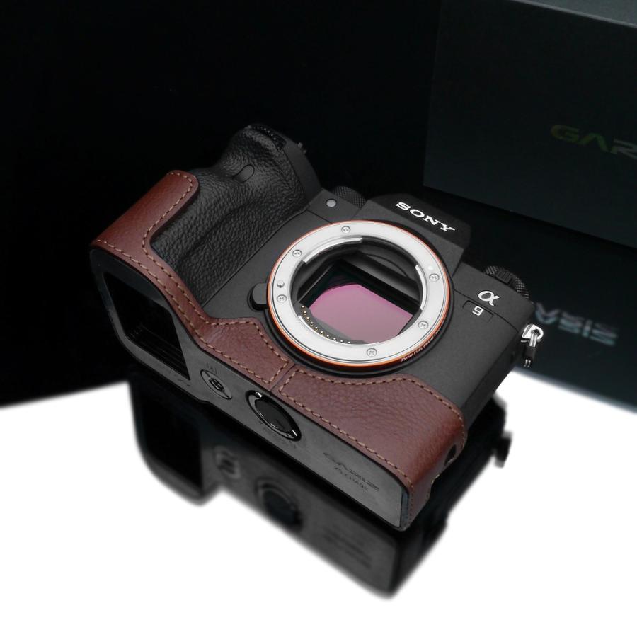 GARIZ/ゲリズ SONY α9 II 用 本革カメラケース XS-CHA9IIBR ブラウン_6