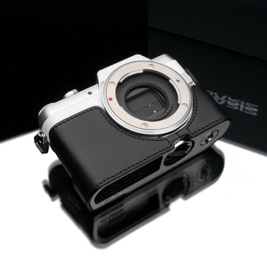 GARIZ/ゲリズ 本革カメラケース Panasonic LUMIX GF7用 XS-CHGF7BK ブラック｜laughs｜03