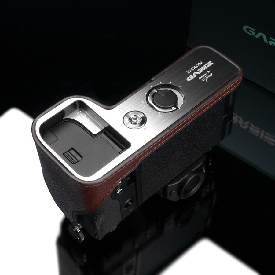 GARIZ - /ゲリズ FUJIFILM X-S20用 本革写真器入れもの XS-CHXS20BR 赤銅色