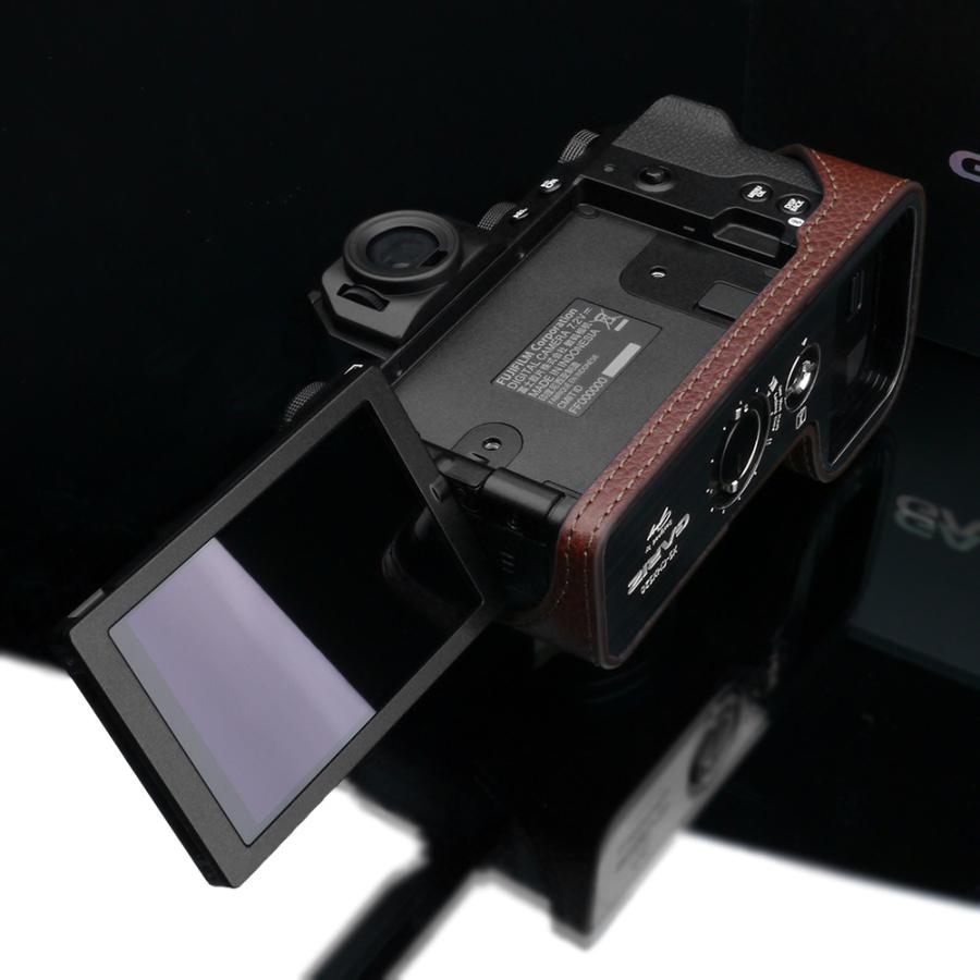GARIZ - /ゲリズ FUJIFILM X-S20用 本革写真器入れもの XS-CHXS20BR 赤銅色