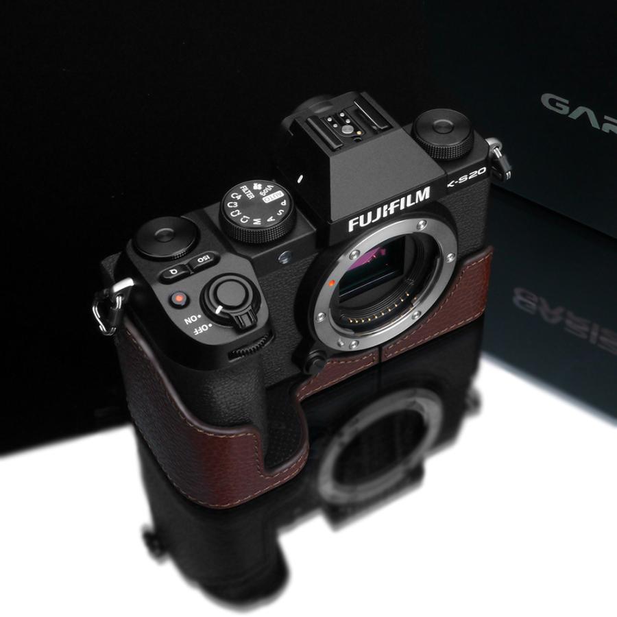 GARIZ - /ゲリズ FUJIFILM X-S20用 本革写真器入れもの XS-CHXS20BR 赤銅色