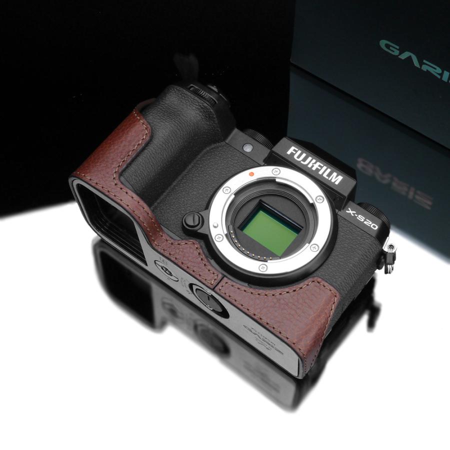 GARIZ - /ゲリズ FUJIFILM X-S20用 本革写真器入れもの XS-CHXS20BR 赤銅色