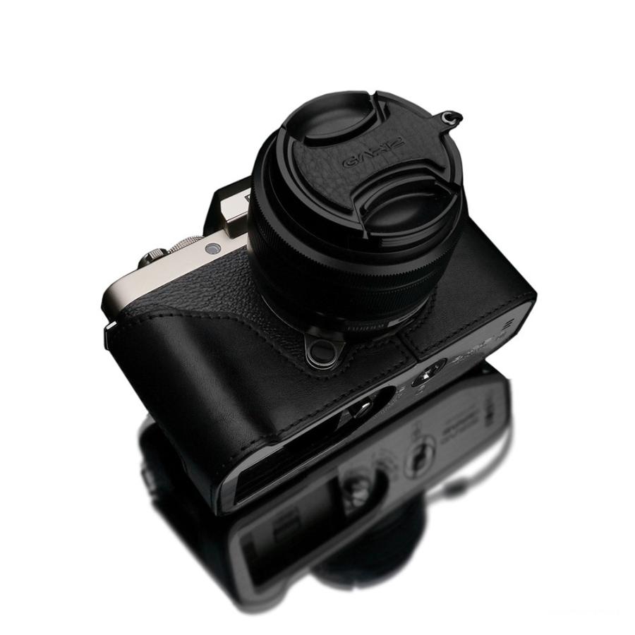 GARIZ - /ゲリズ FUJIFILM X-T100用 本革写真機容れもの XS-CHXT100BLK 黒いこと テレビ、オーディオ、カメラ-カメラ-カメラアクセサリー