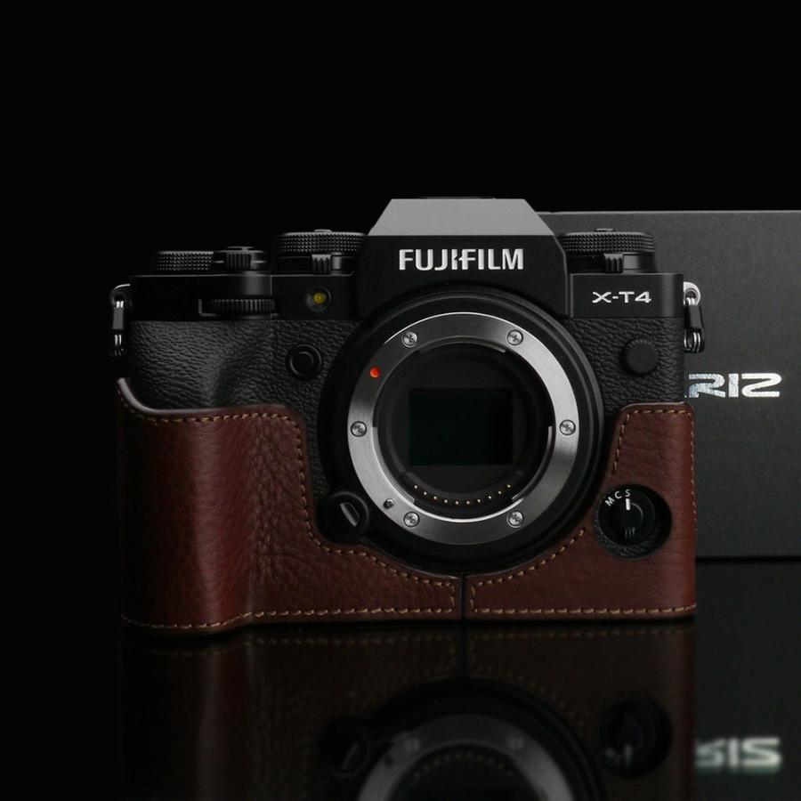 Gariz Fujifilm X-T4用ボディーケース Amazon | Gariz XS-CHXT4BR 本革 ハーフケース Fuji X-T4 XT4用