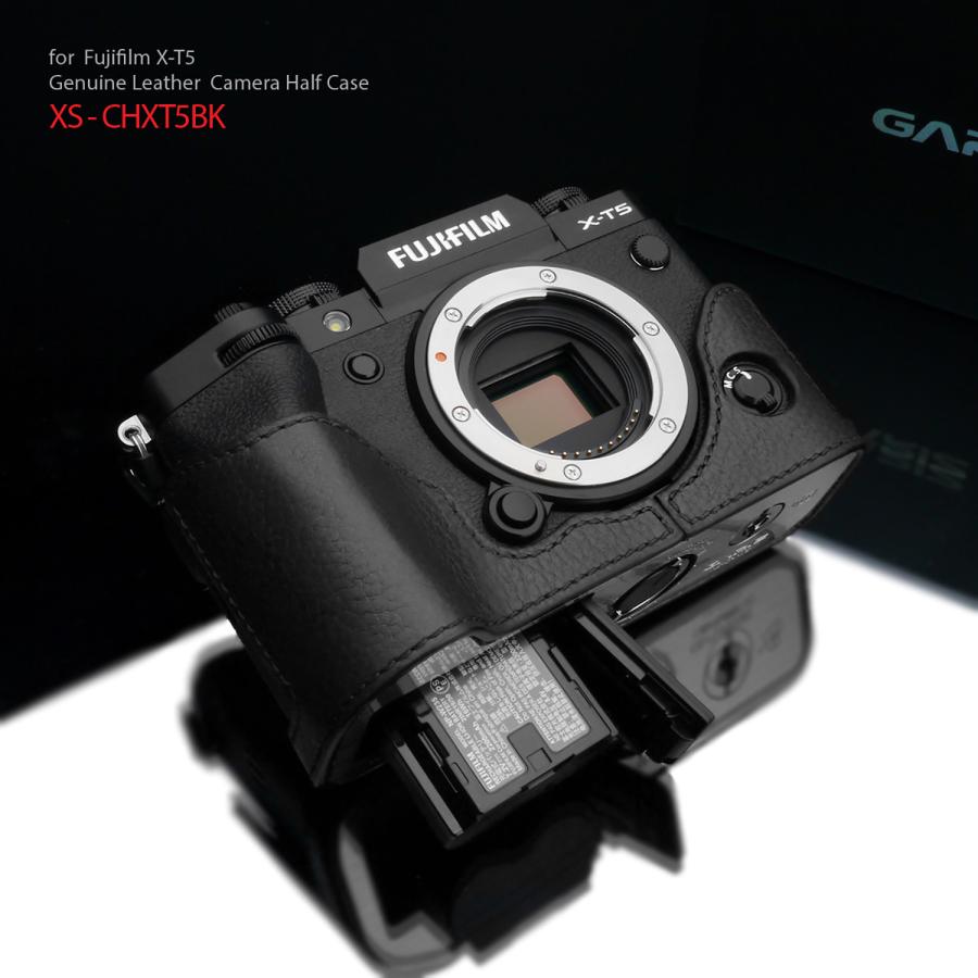 GARIZ GARIZ FUJIFILM X-T5用 本革カメラケース XS-CHXT5BK ブラック