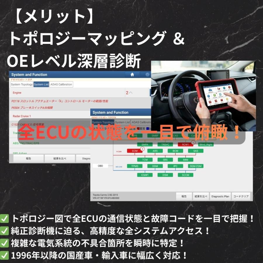 日本正規輸入元】LAUNCH X-431 PAD5 LINK 自動車故障診断機 【OBD車検