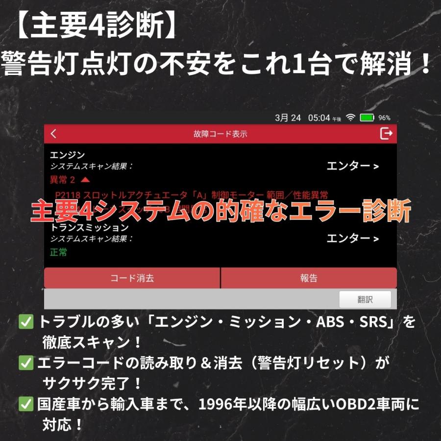 展示品SALE】LAUNCH CRP233 自動車故障診断機 OBD2 スキャンツール
