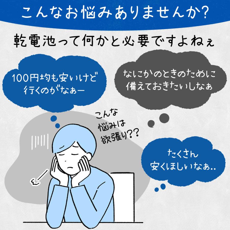 アルカリ乾電池 単3形 単4形 20本 セット 単3電池 リモコン ゲーム 懐中電灯 パックセット｜laundly｜03