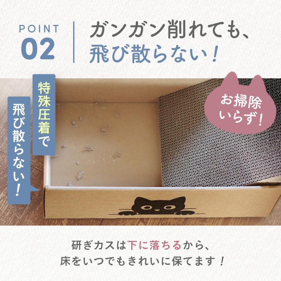 猫 爪とぎ ダンボール ベッド ダンボール ハウス 猫爪研ぎベッド  猫用爪とぎ  交換用 マット | Laundly | 11