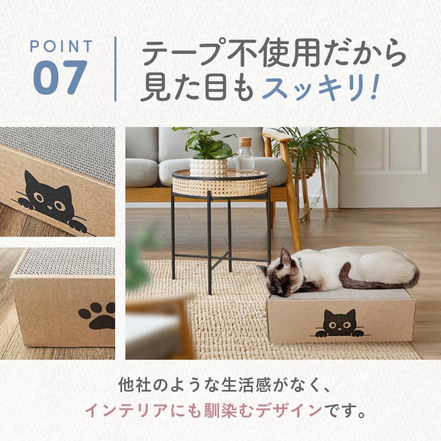 猫 爪とぎ ダンボール ベッド ダンボール ハウス 猫爪研ぎベッド  猫用爪とぎ  交換用 マット | Laundly | 16