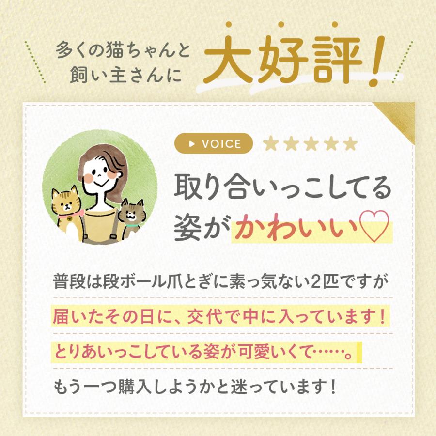 猫 爪とぎ ダンボール ベッド ダンボール ハウス 猫爪研ぎベッド  猫用爪とぎ  交換用 マット | Laundly | 08