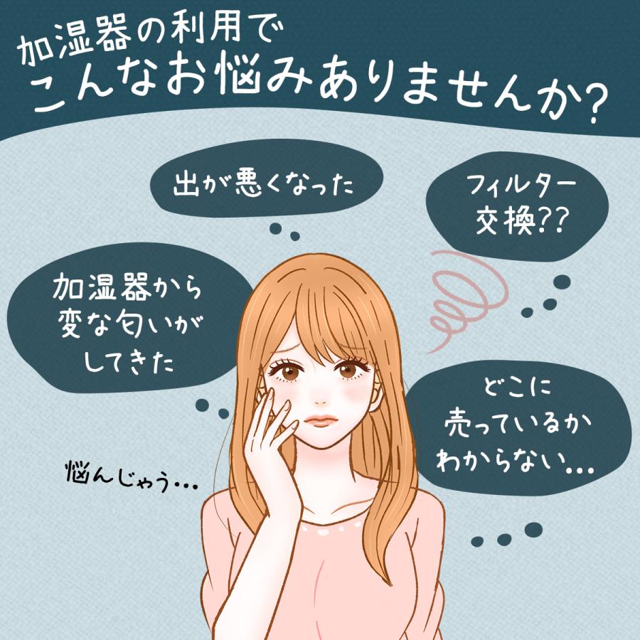 加湿器 交換用フィルター 替え芯 超音波式 卓上加湿器 加湿器フィルター 給水フィルター 5本セット | ブランド登録なし | 02