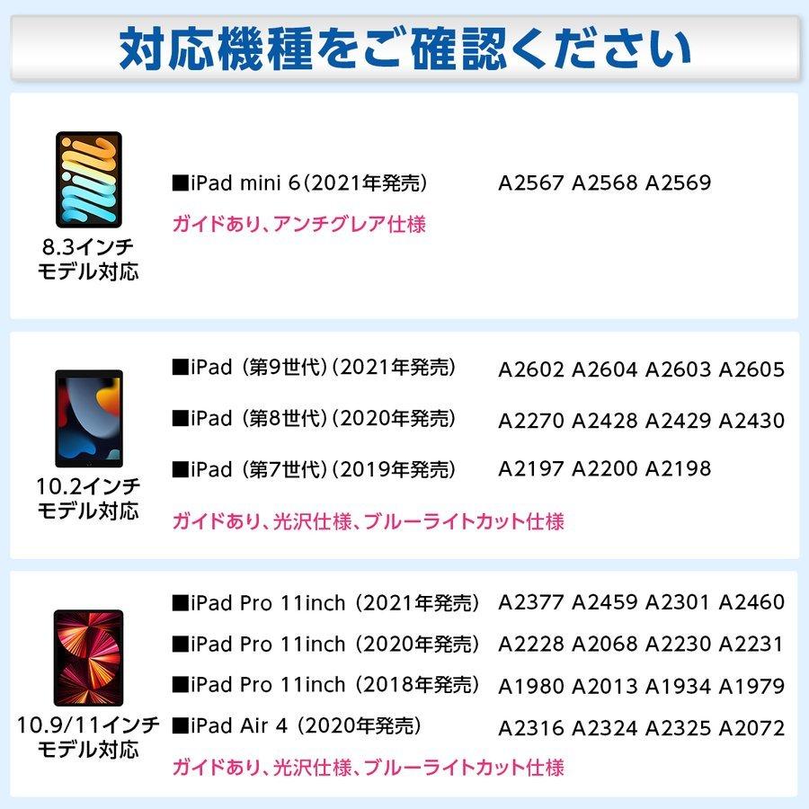 在庫一掃セール iPadフィルム 強化ガラス ブルーライトカット 第10/9/8世代 mini6 Air5 Pro11 保護シート激安 爆買 | iPad Air | 18