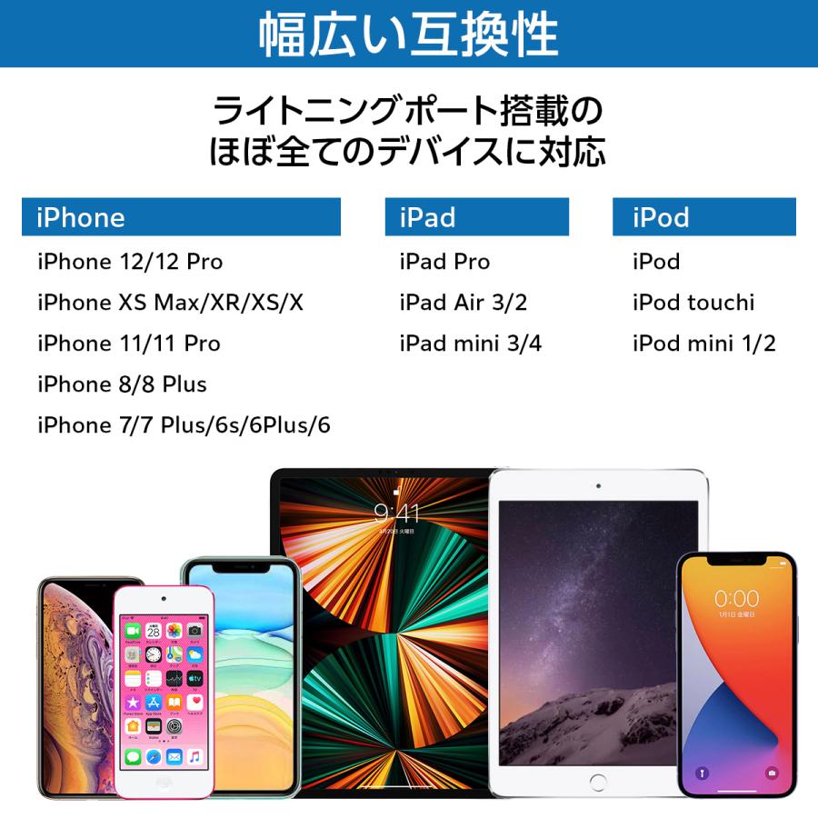 iPhone イヤホン 変換アダプタ 変換ケーブル 充電 3.5mm イヤホン イヤホンジャック｜laundly｜14