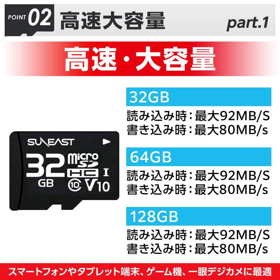 5年保証 microsdカード マイクロsdカード 32gb SDHC Switch スマホ uhs-i｜laundly｜11